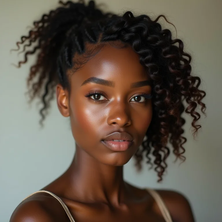 Cabelo acaju com diferentes estilos