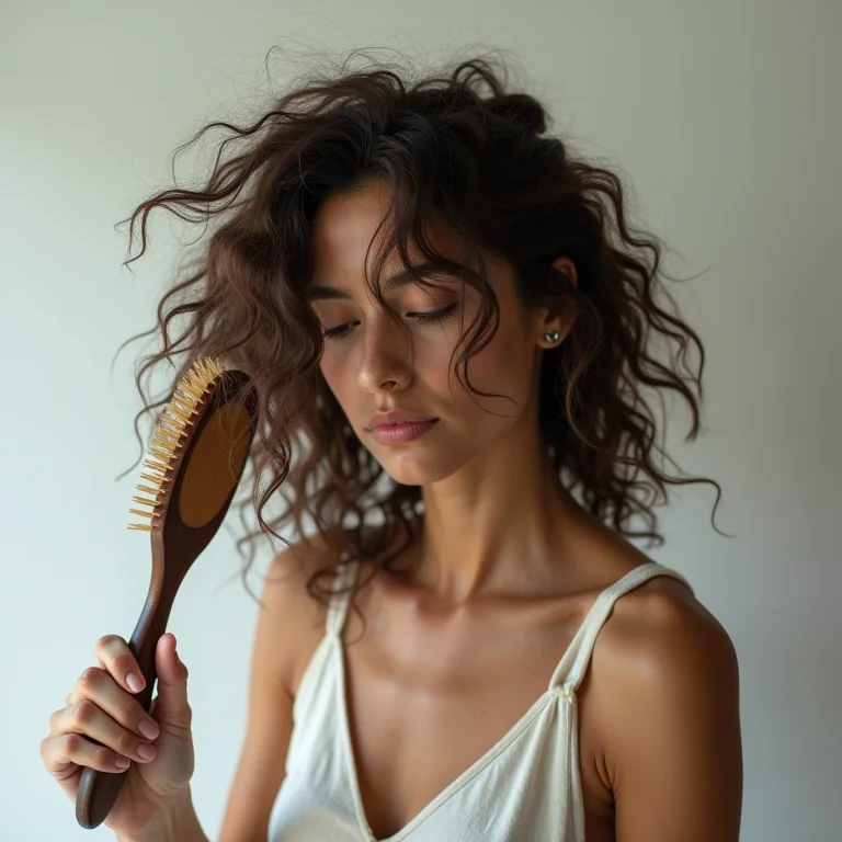 Cabelo embaraçado por falta de cuidado