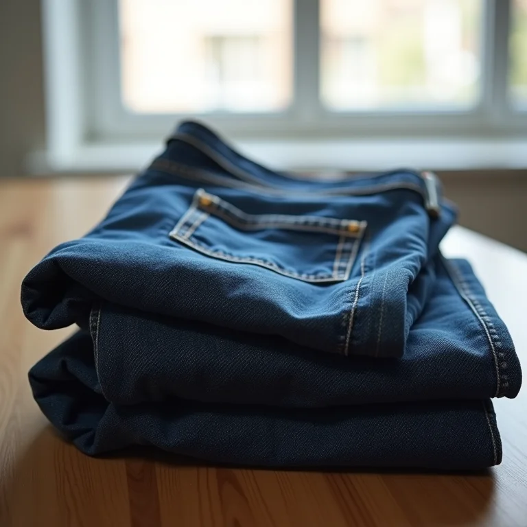 Calça mom jeans de lavagem escura