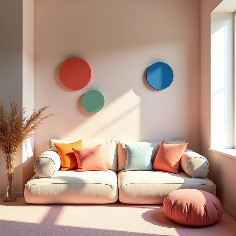 Cantinho da leitura decorado com EVA