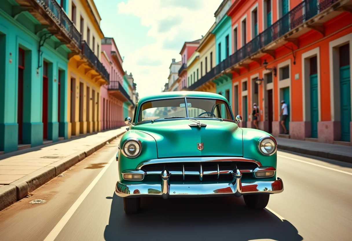 Carro antigo em Havana, Cuba