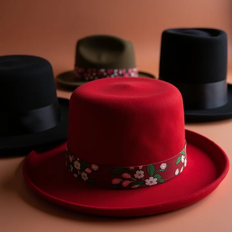 Cartolas em diversas cores e estampas