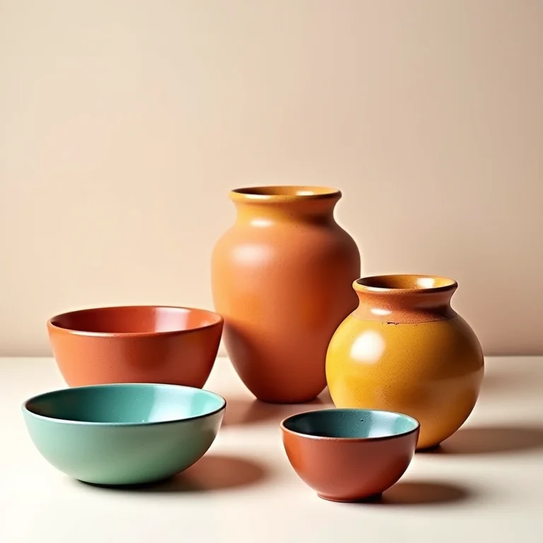 Cerâmicas coloridas do Vale do Jequitinhonha