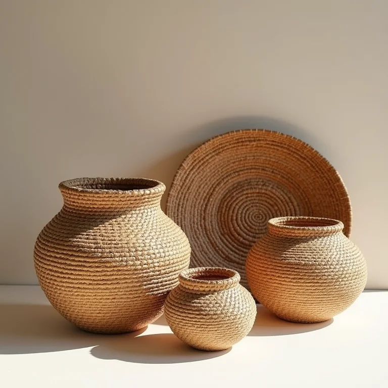 Cestaria indígena brasileira com padrões ancestrais