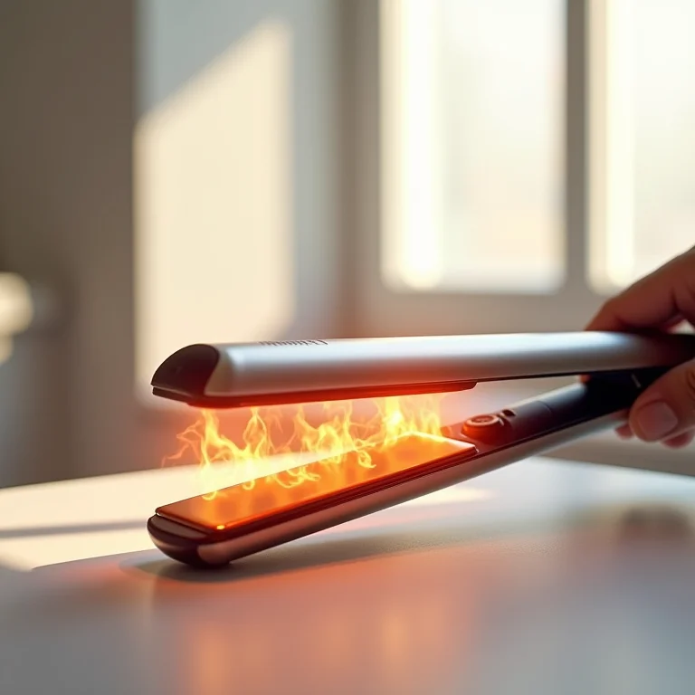 Chapinha de titânio aquecendo rapidamente