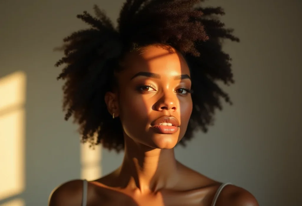 Primer: O segredo de maquiadores para uma pele perfeita Close-up de mulher com pele radiante e maquiagem leve.