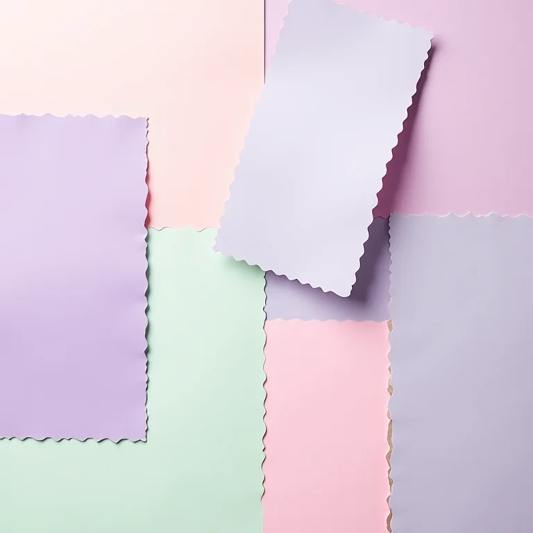 Combinações de cores com lilás para decoração.