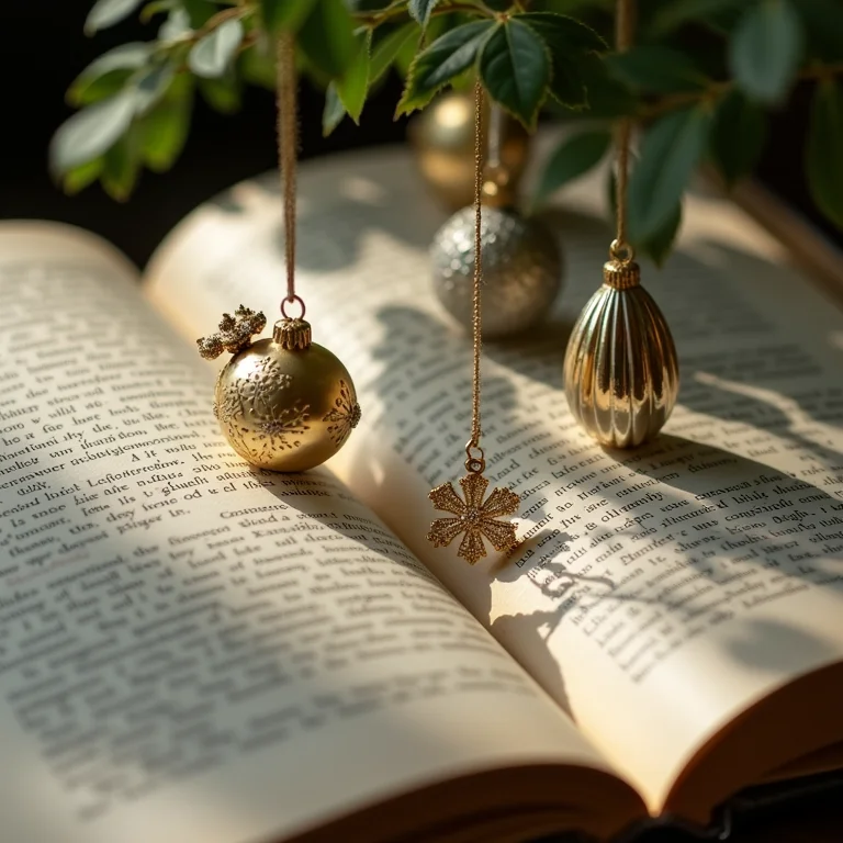 Como fixar enfeites na árvore de livros