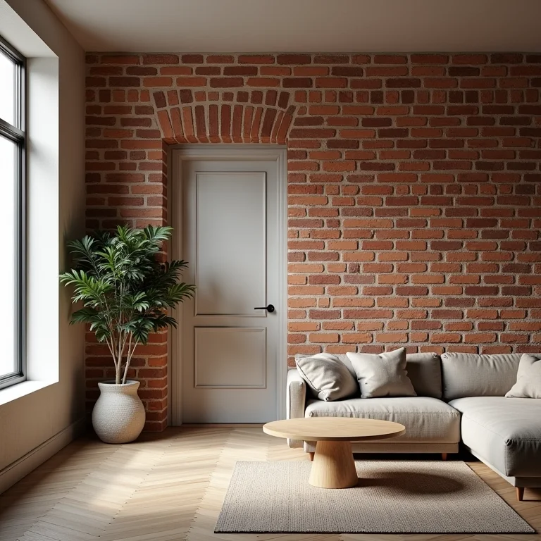 Comparação de estilos de decoração com tijolinhos