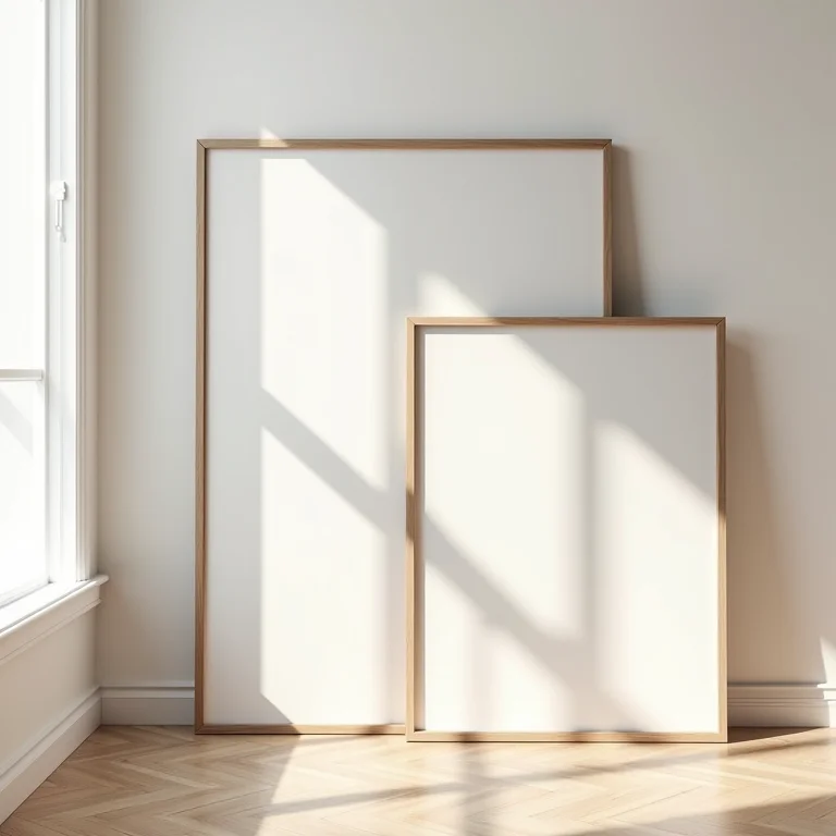 Comparativo de mandalas emolduradas de diferentes tamanhos