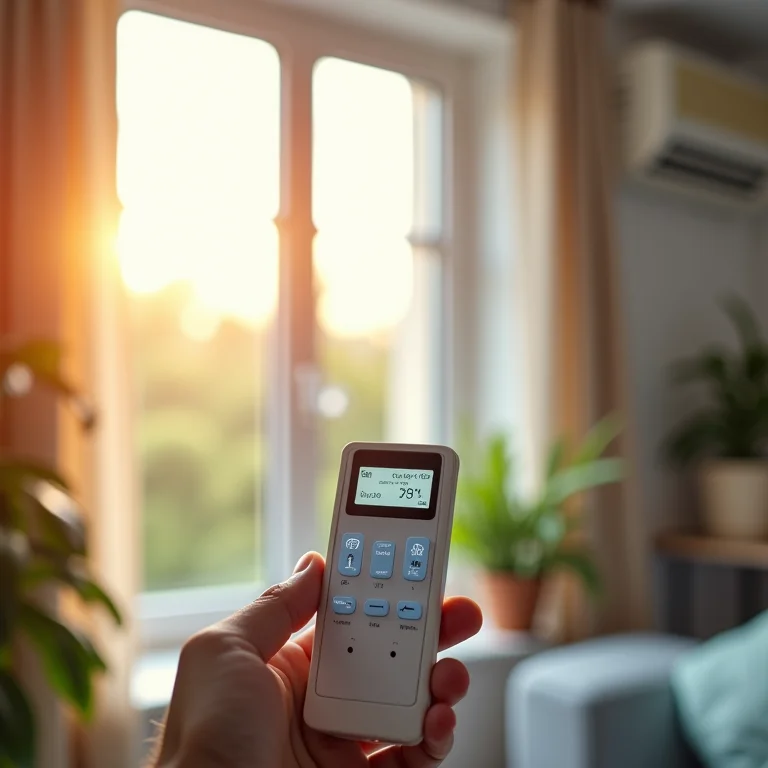 Conta de luz com controle remoto de ar condicionado em cima.