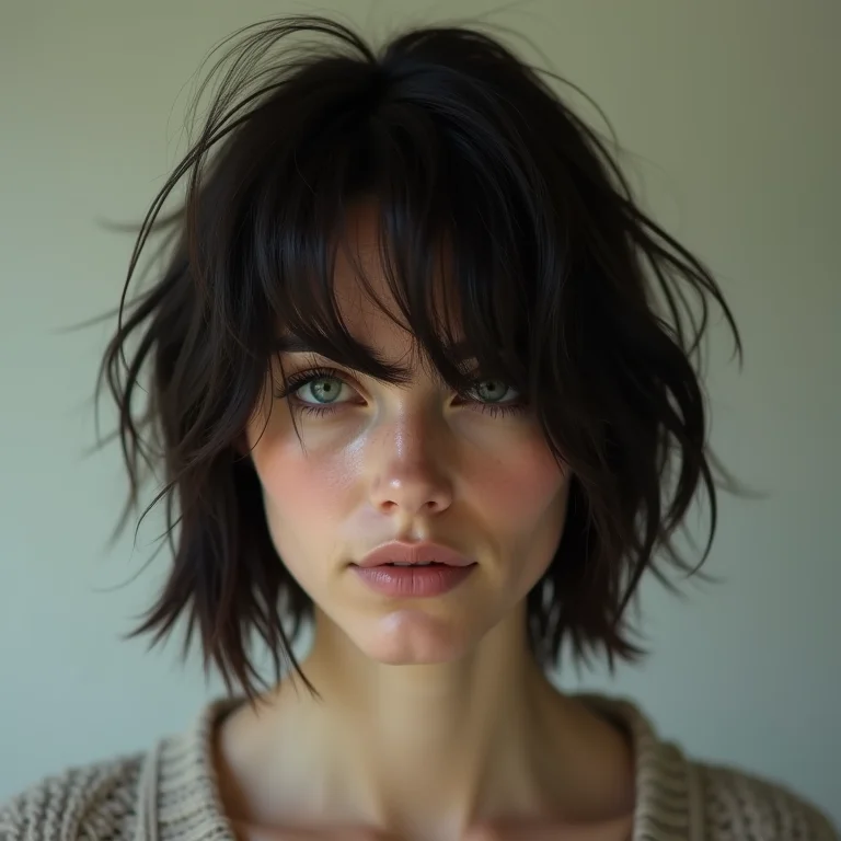 Corte bob mal cuidado e com pontas duplas