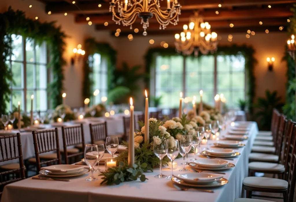 Decoração de casamento simples e charmosa