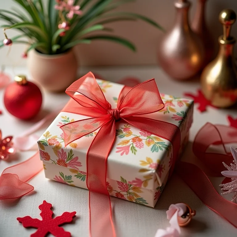 Embalagens criativas para presentes com tecido adesivado.