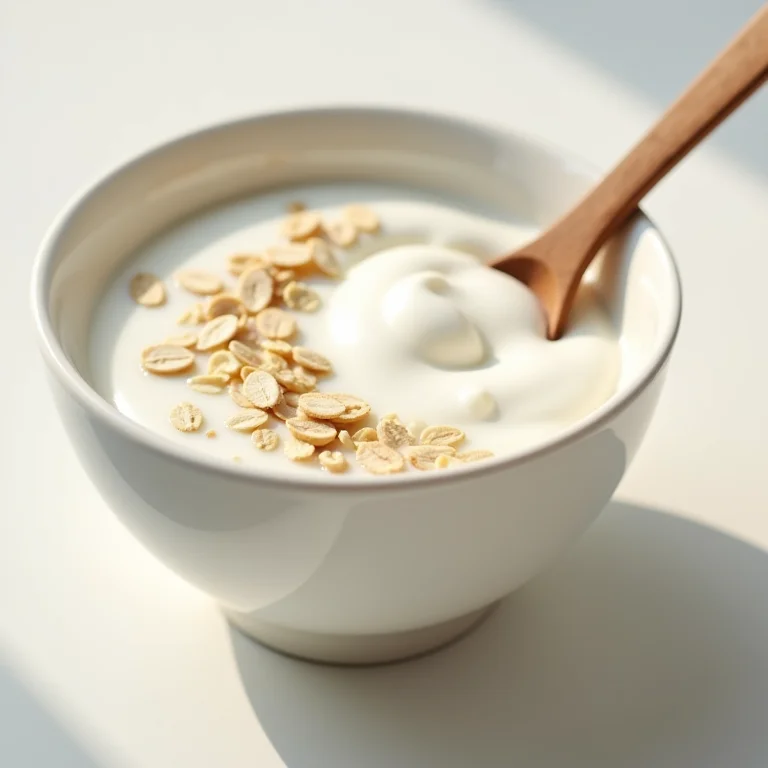 Esfoliante caseiro de aveia e iogurte