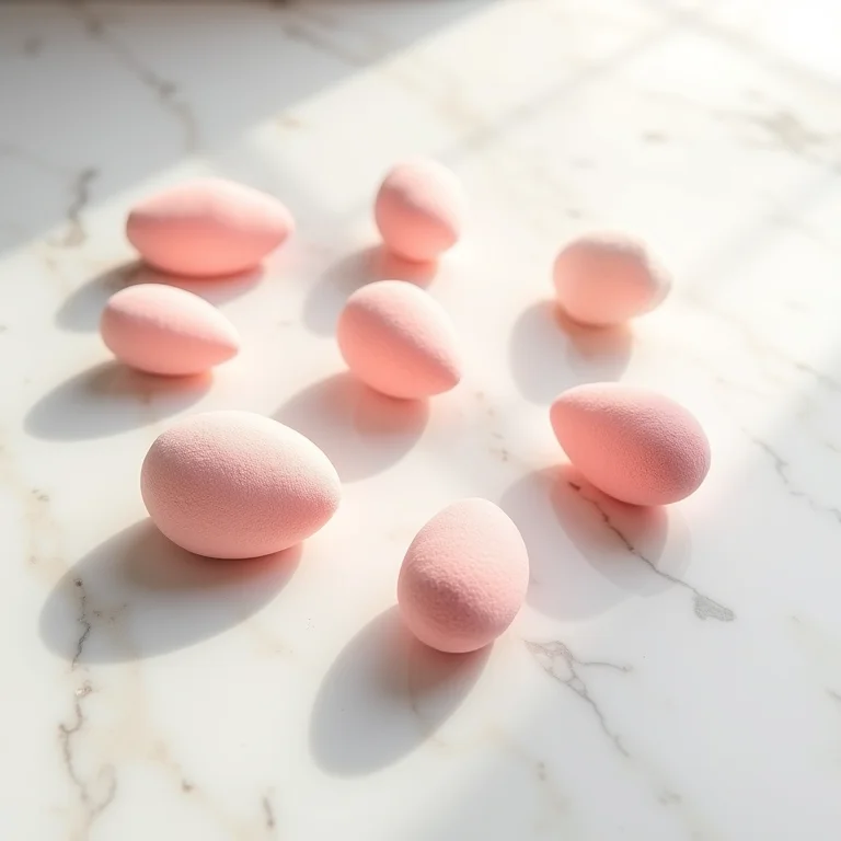 Esponjas de maquiagem de alta qualidade.