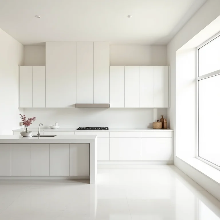 Exagero no branco em cozinha planejada