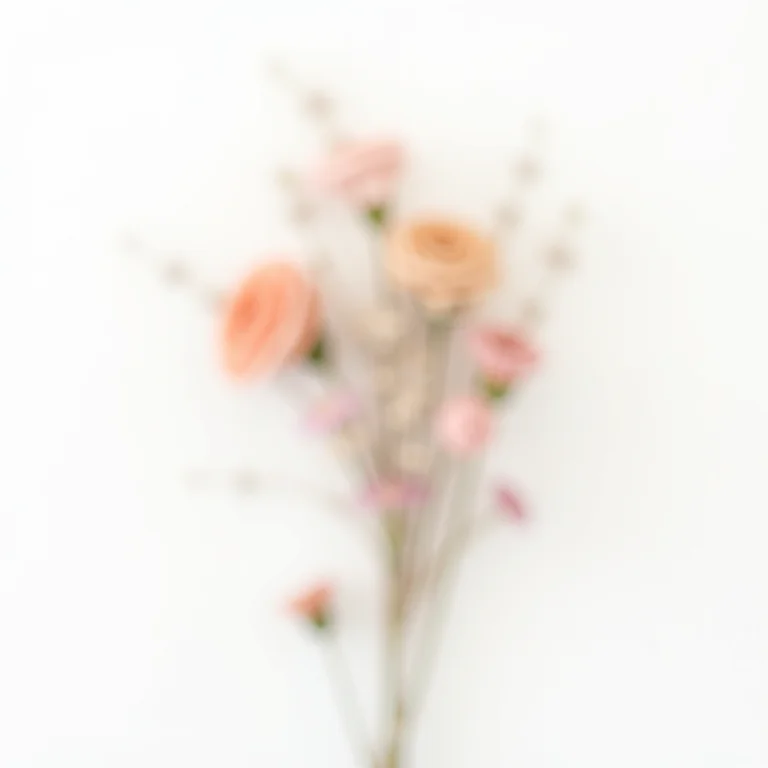 Flores secas delicadas para uso em joias de resina