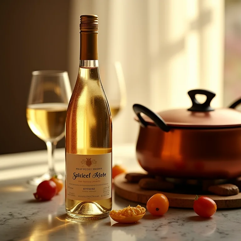 Harmonização de fondue com vinho branco em taças.