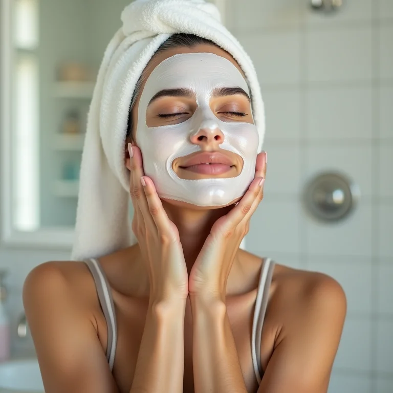 Hidratando cabelo grisalho com máscara