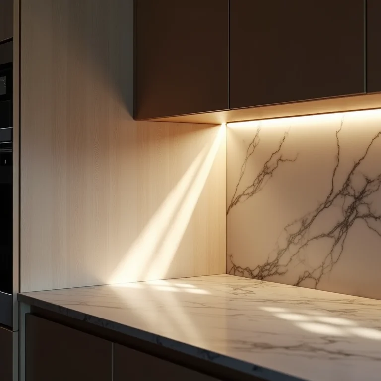 Iluminação inadequada em cozinha planejada