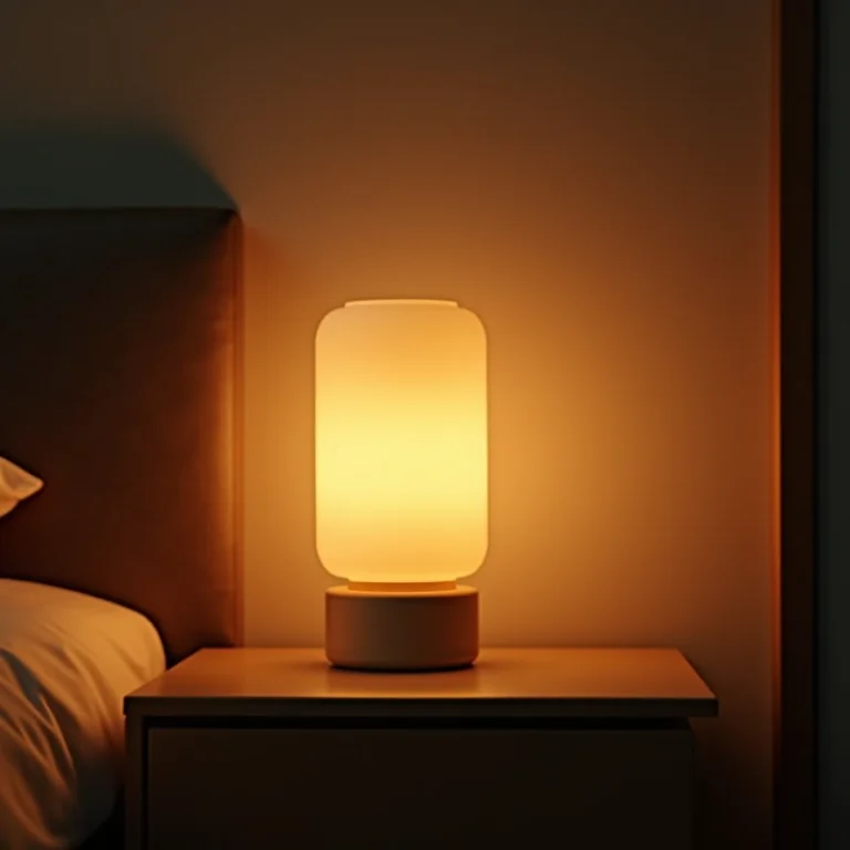 Iluminação suave em quarto de casal moderno