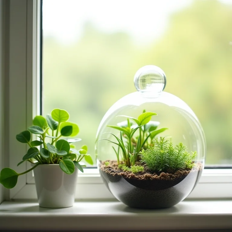Jardins em miniatura e terrários para decoração de bodas