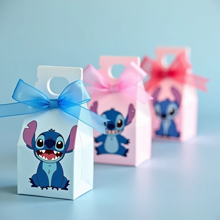 Lembrancinhas personalizadas tema Stitch.