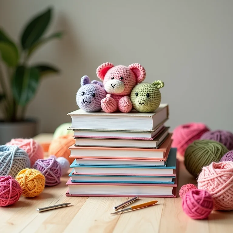 Livros e revistas de crochê com receitas de amigurumis