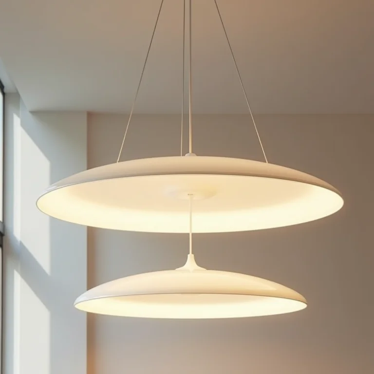 Lustres plafon discretos e eficientes