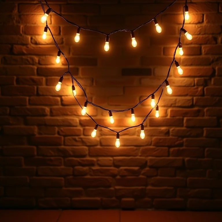 Luzes decorativas para festa de aniversário masculina.