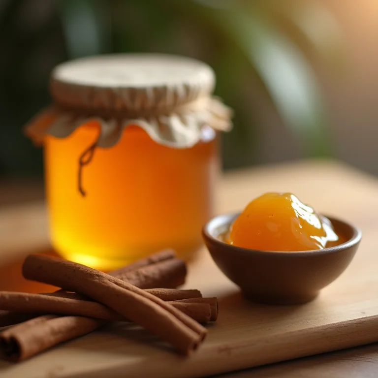 Máscara de mel e canela para acne