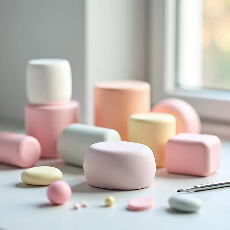 Massa de biscuit de alta qualidade em tons pastel.