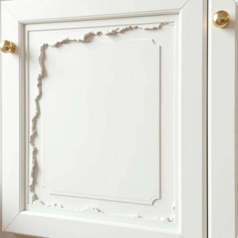 Materiais de baixa qualidade em cozinha planejada