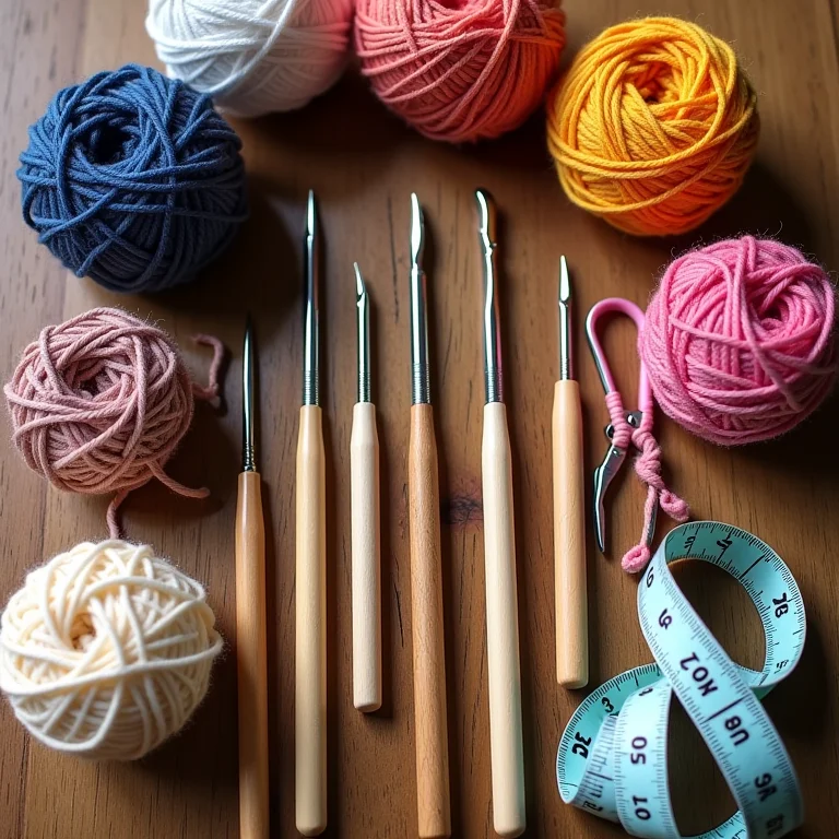 Materiais essenciais para criar uma bolsa de crochê