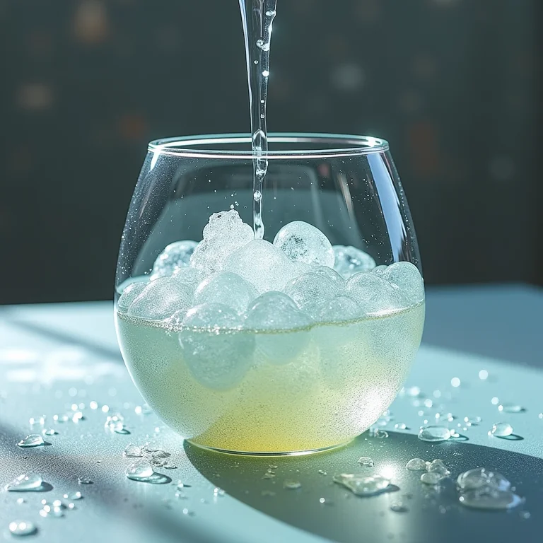 Mistura inadequada de resina epóxi