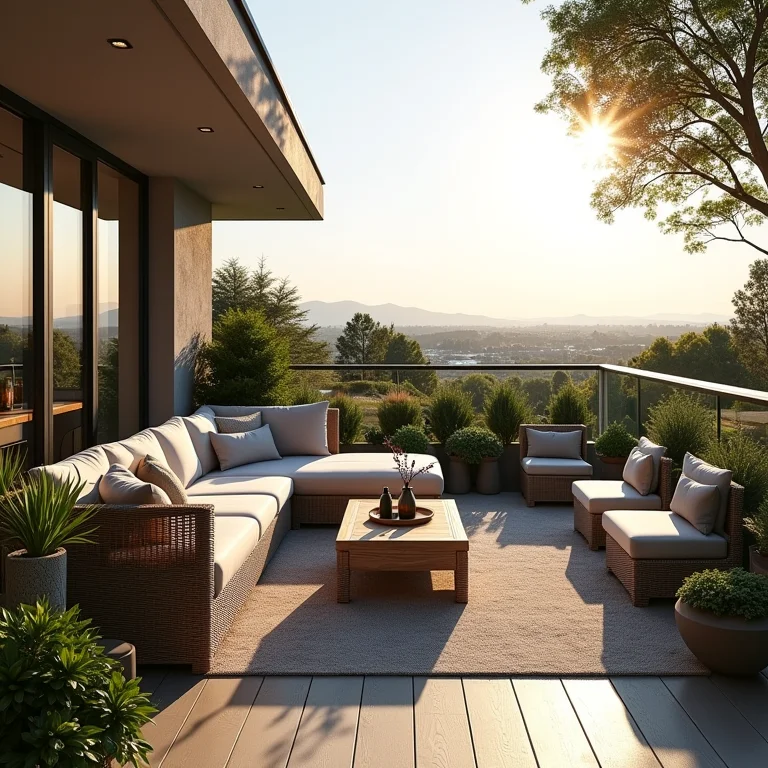 Móveis funcionais para varanda gourmet.