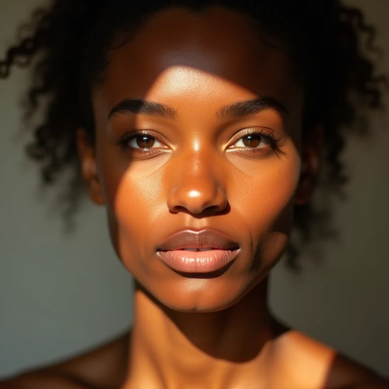 Mulher com pele com manchas e aplicando primer para uniformizar.