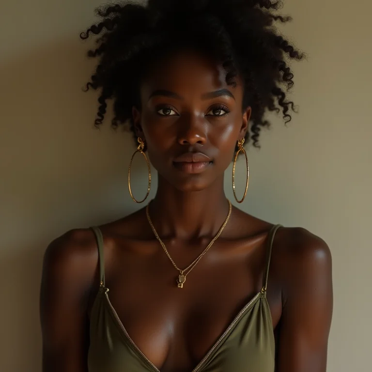 Mulher esquecendo de usar acessórios importantes no look