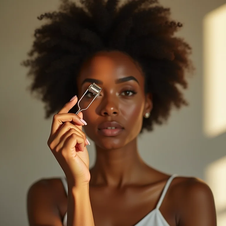 Mulher negra usando curvex.