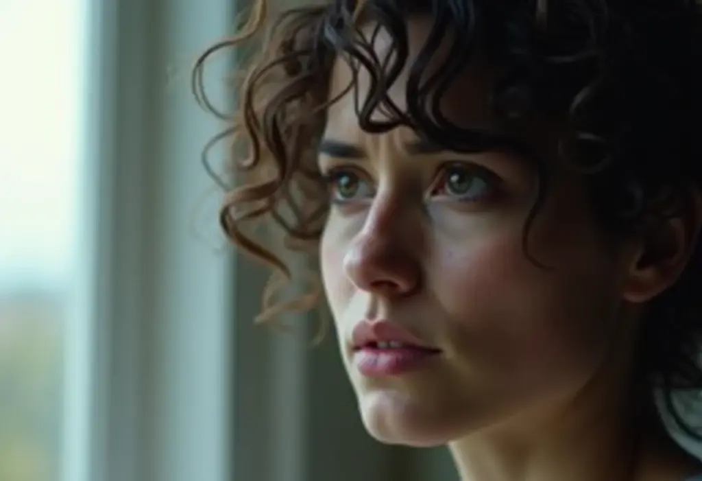 Cabelo com aspecto envelhecido: 5 erros que você está cometendo Mulher preocupada com cabelo envelhecido