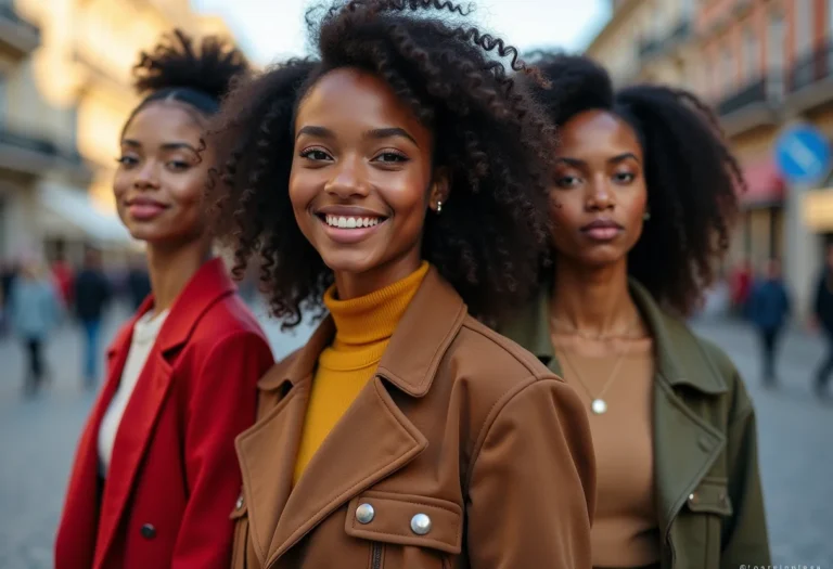 Mulheres diversas com roupas que expressam diferentes estilos e culturas