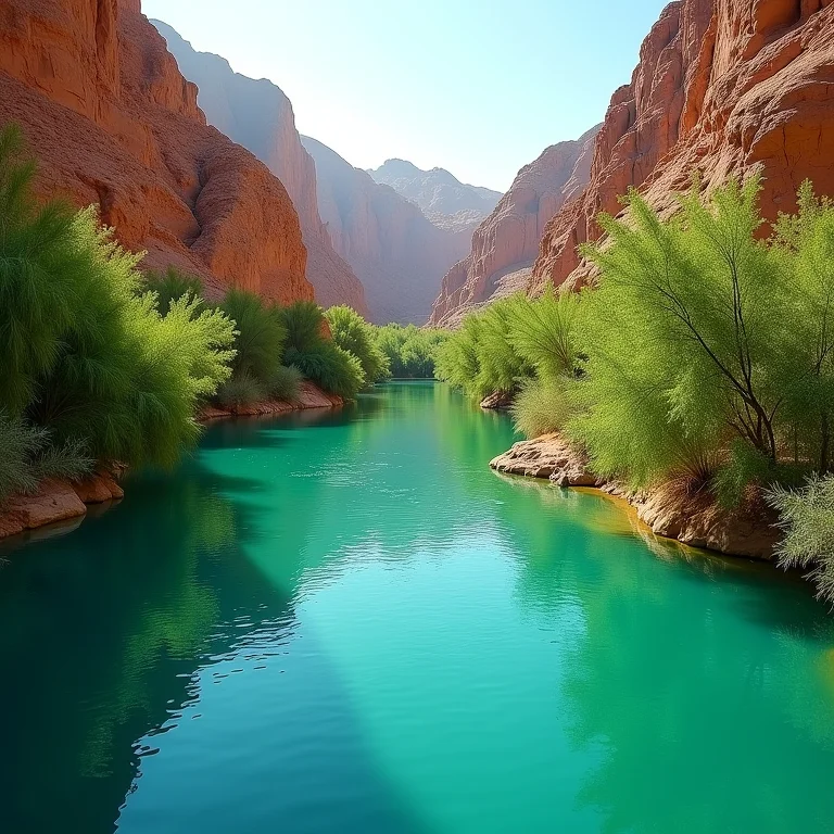 Oásis de Wadi Bani Khalid