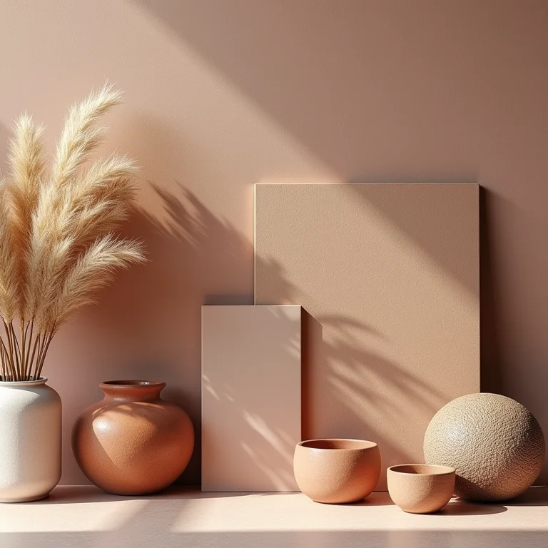 Paleta de cores e tipografia para identidade visual de artesanato