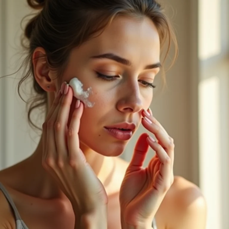 Preparação da pele antes da maquiagem colorida