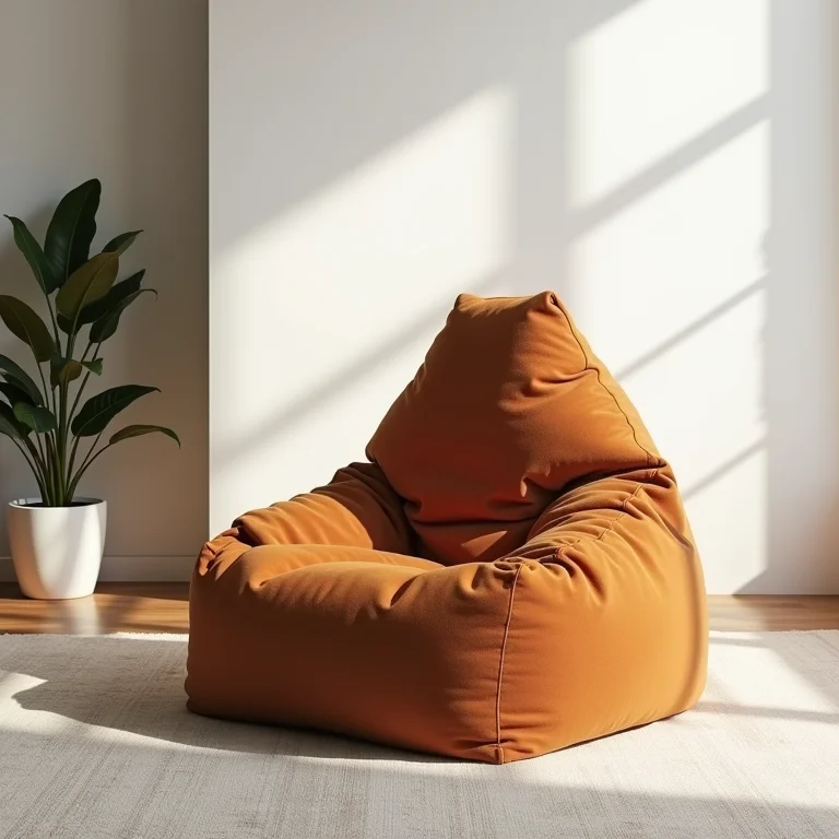 Puff pera de suede da Marca X