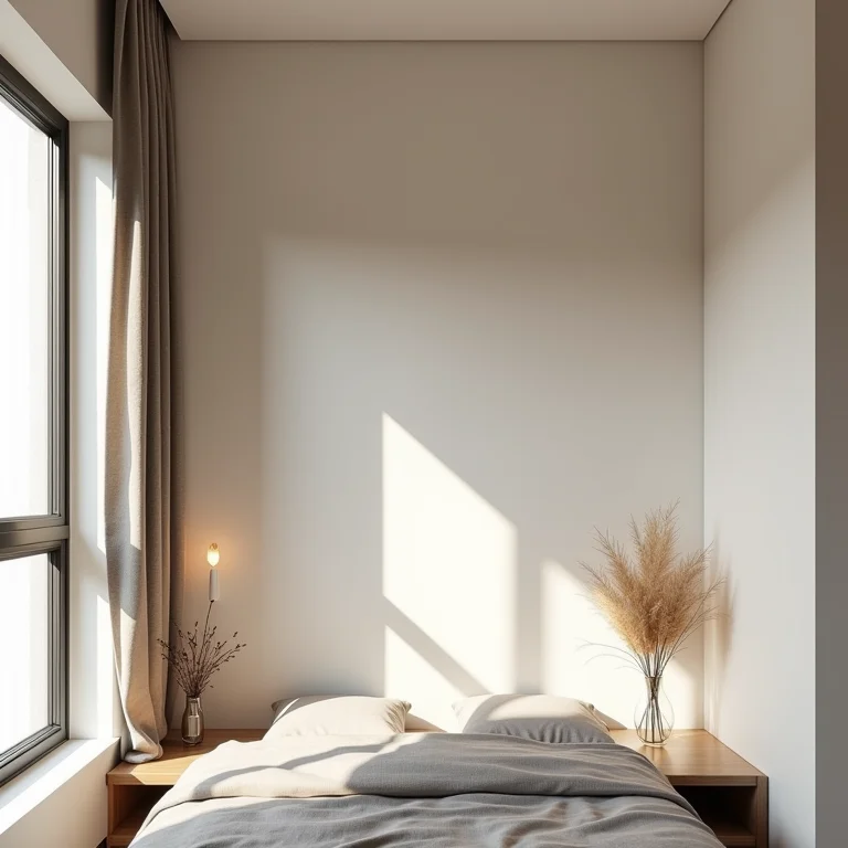 Quarto pequeno sem aproveitamento do espaço vertical