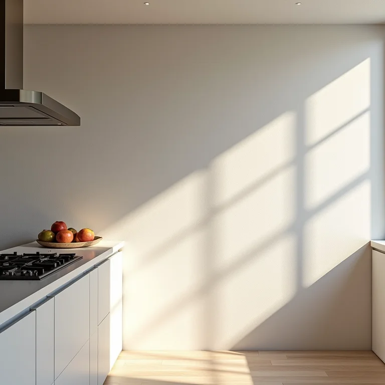 Revestimento 3D texturizado em cozinha moderna