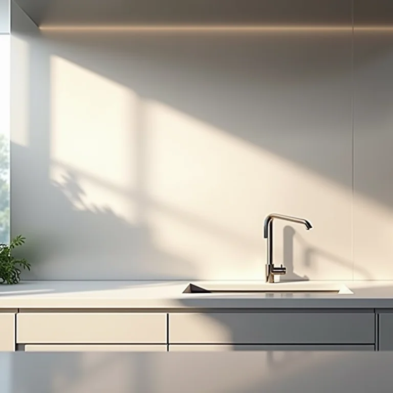 Revestimento de aço inox em cozinha sofisticada