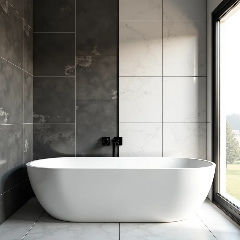 Revestimentos que ampliam ou diminuem o banheiro